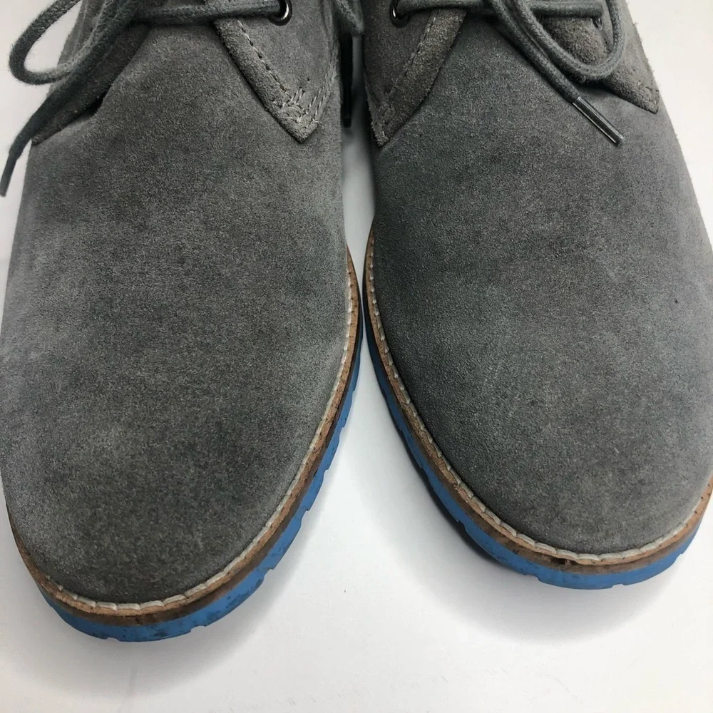 Men's Kurt Geiger Gray Suede Desert Boots Sz 41
